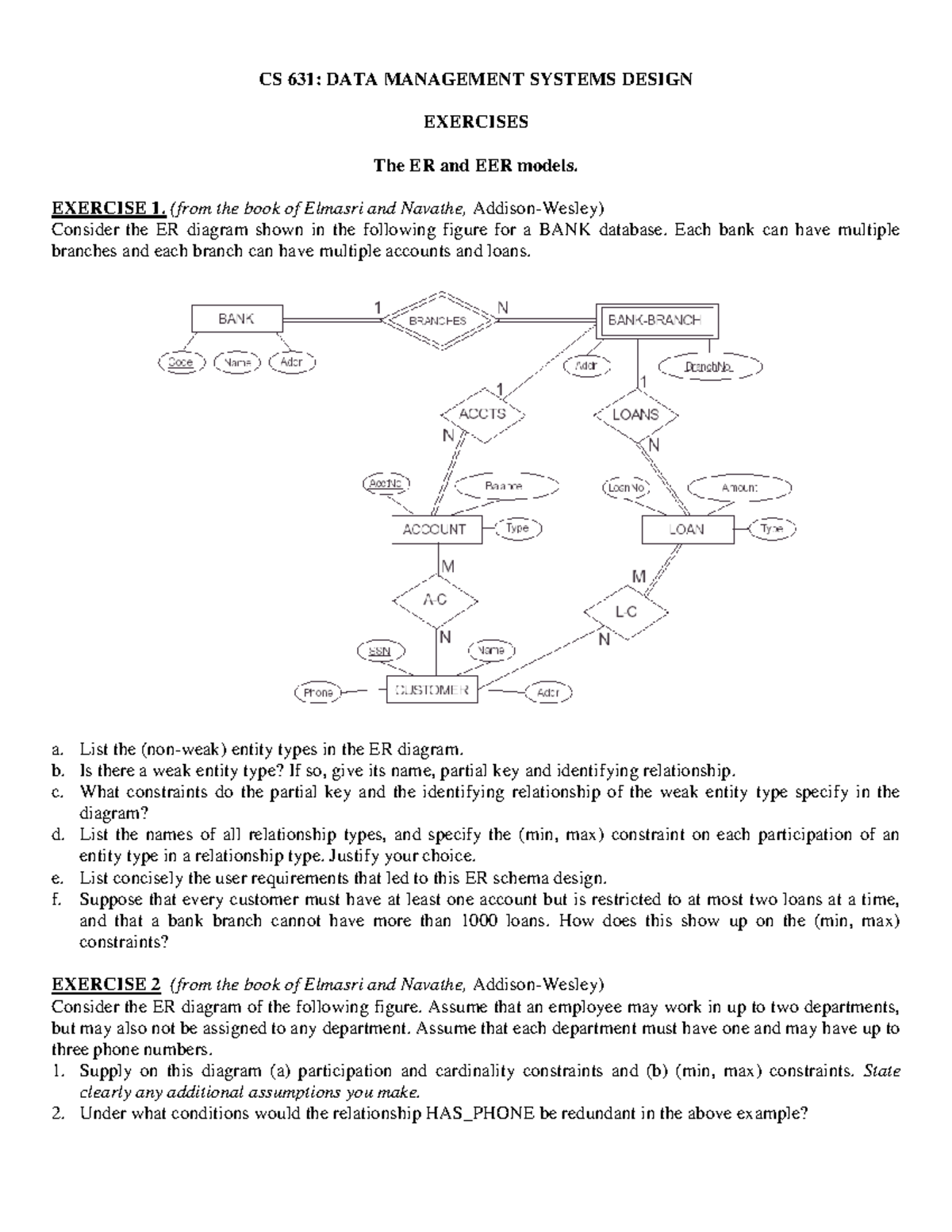 Ex 03 04 631 - Materials And Guide To Help With Preparation. - CS 631 ...