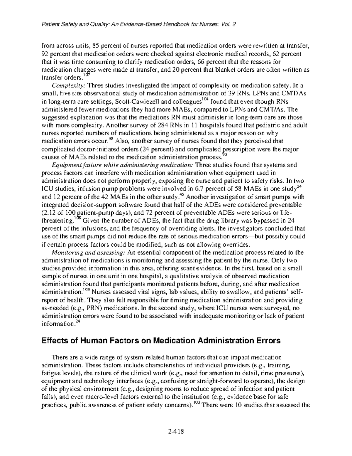 Medication administration safety 8 - Patient Safety and Quality: An ...