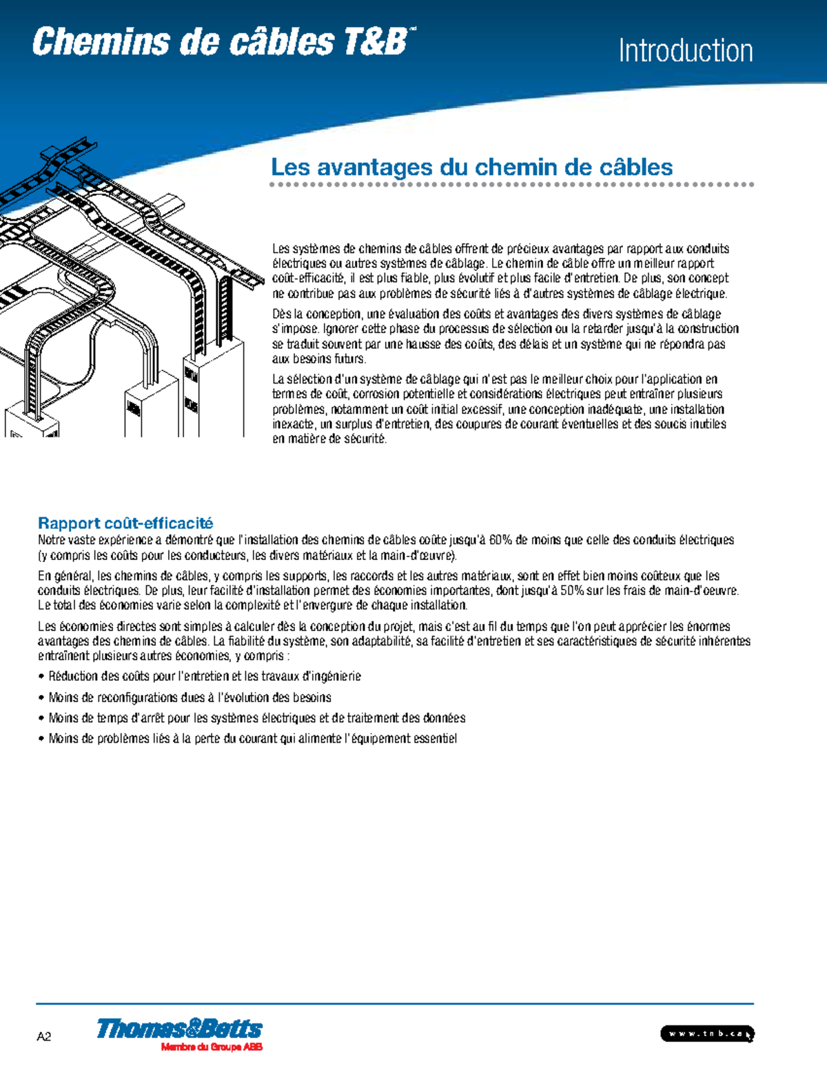 Chemin De Cables Metallique Tnb A2 W W W T N B C A Introduction 