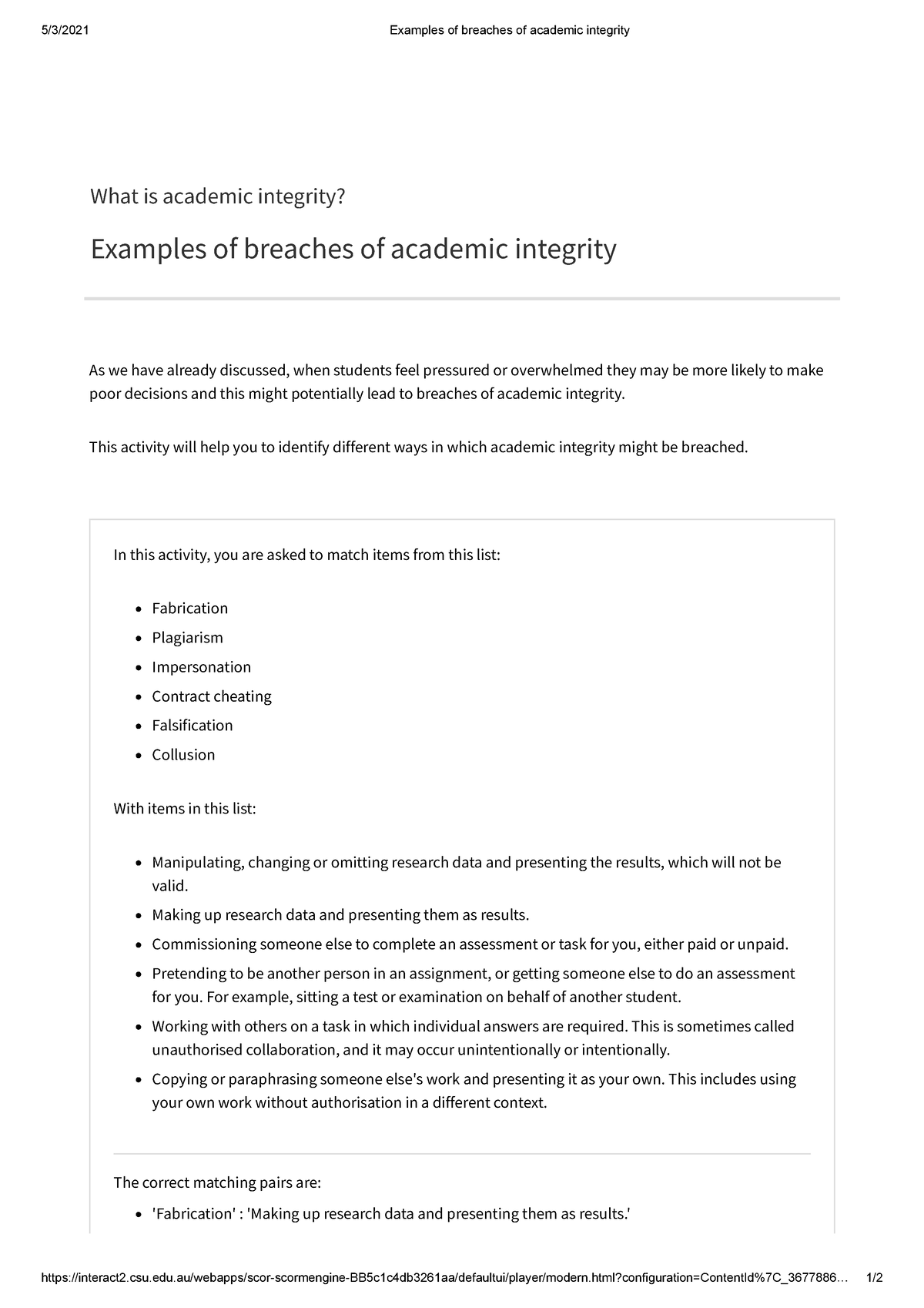 What Is Academic Integrity 5 3 2021 Examples Of Breaches Of Academic   Thumb 1200 1698 