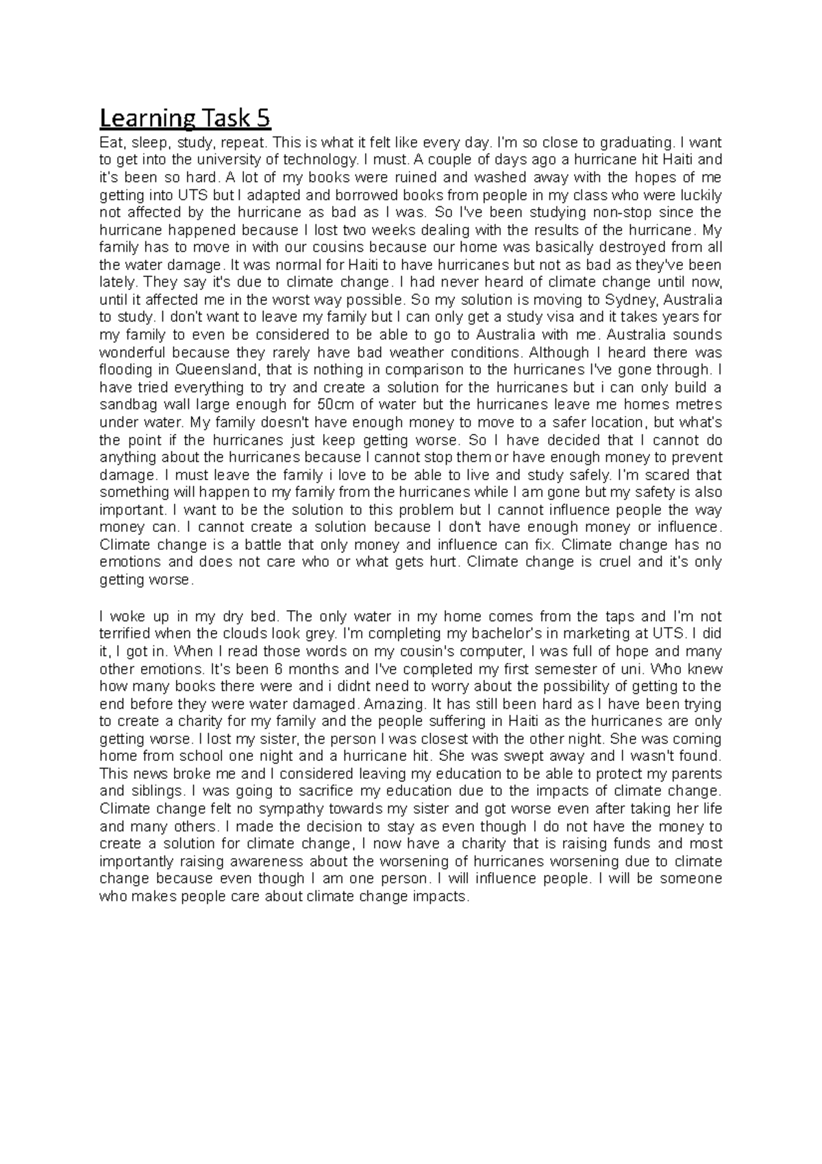 Learning Task 5 - 091314 - Studocu
