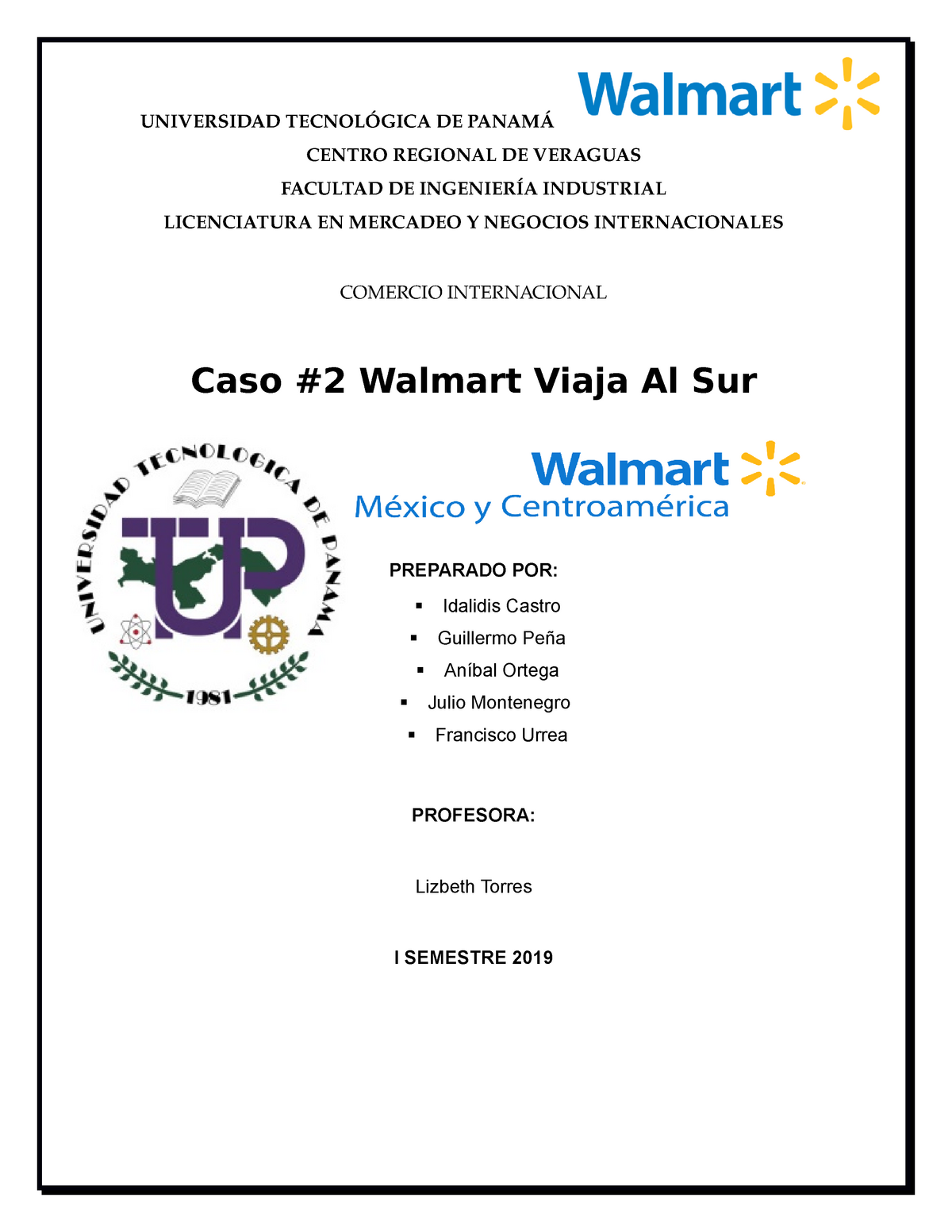 Comercio I Nternacion Caso Walmart Viaja Al Sur Studocu