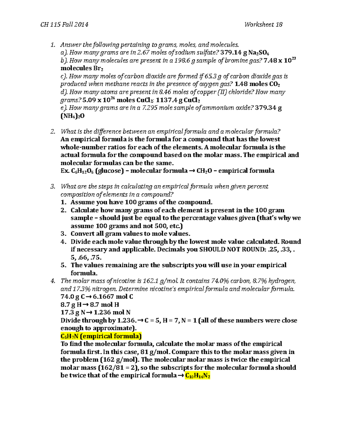 worksheet-18-answers-easy-ch-115-fall-2014-worksheet-18-answer-the