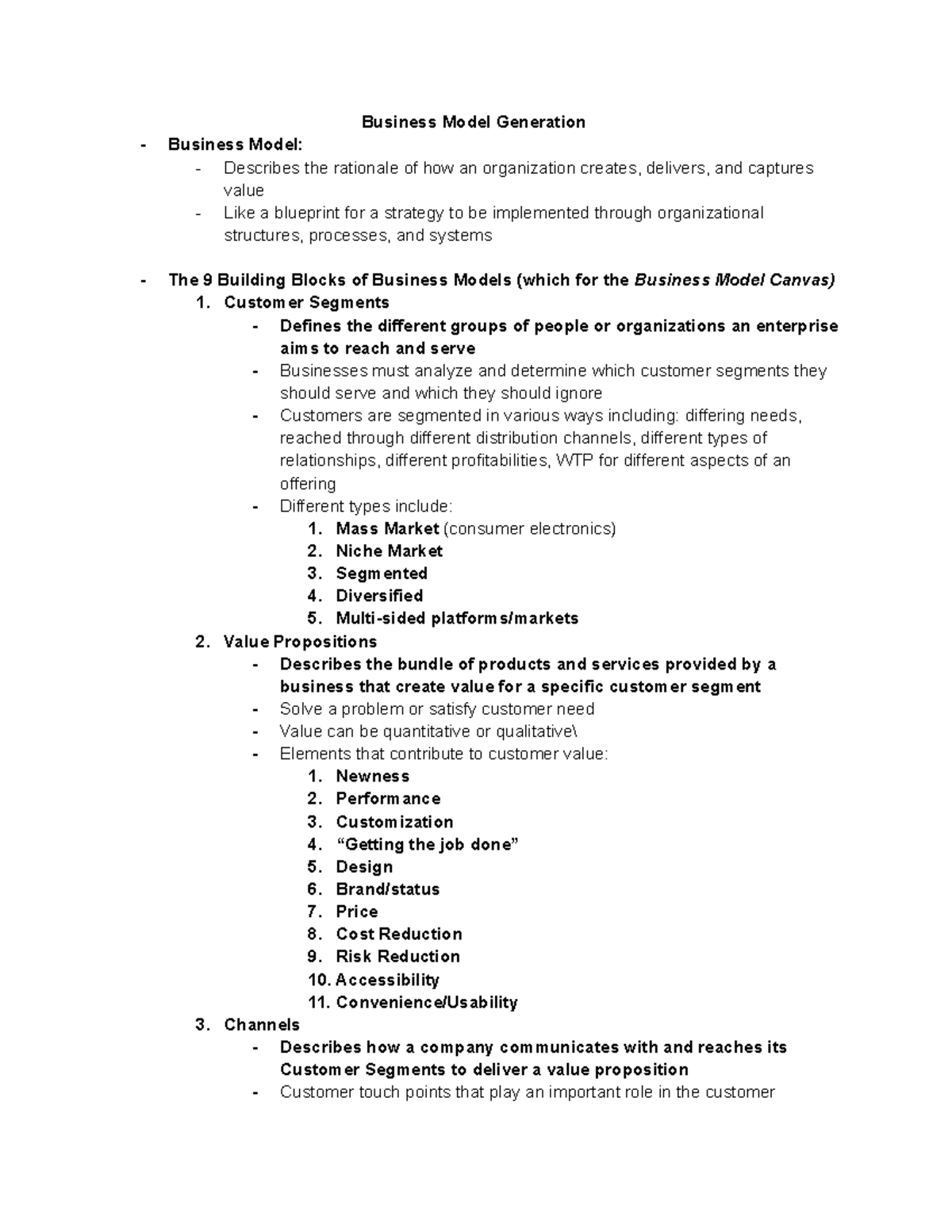 19 - Business Model Generation - Business Model Generation Business ...