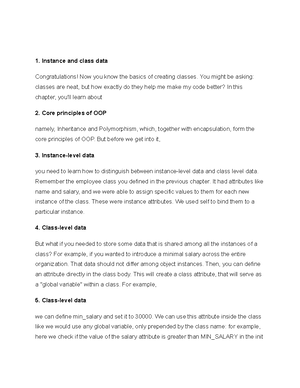 OOP-Python 1 - the step-by-step explanation of object-oriented ...