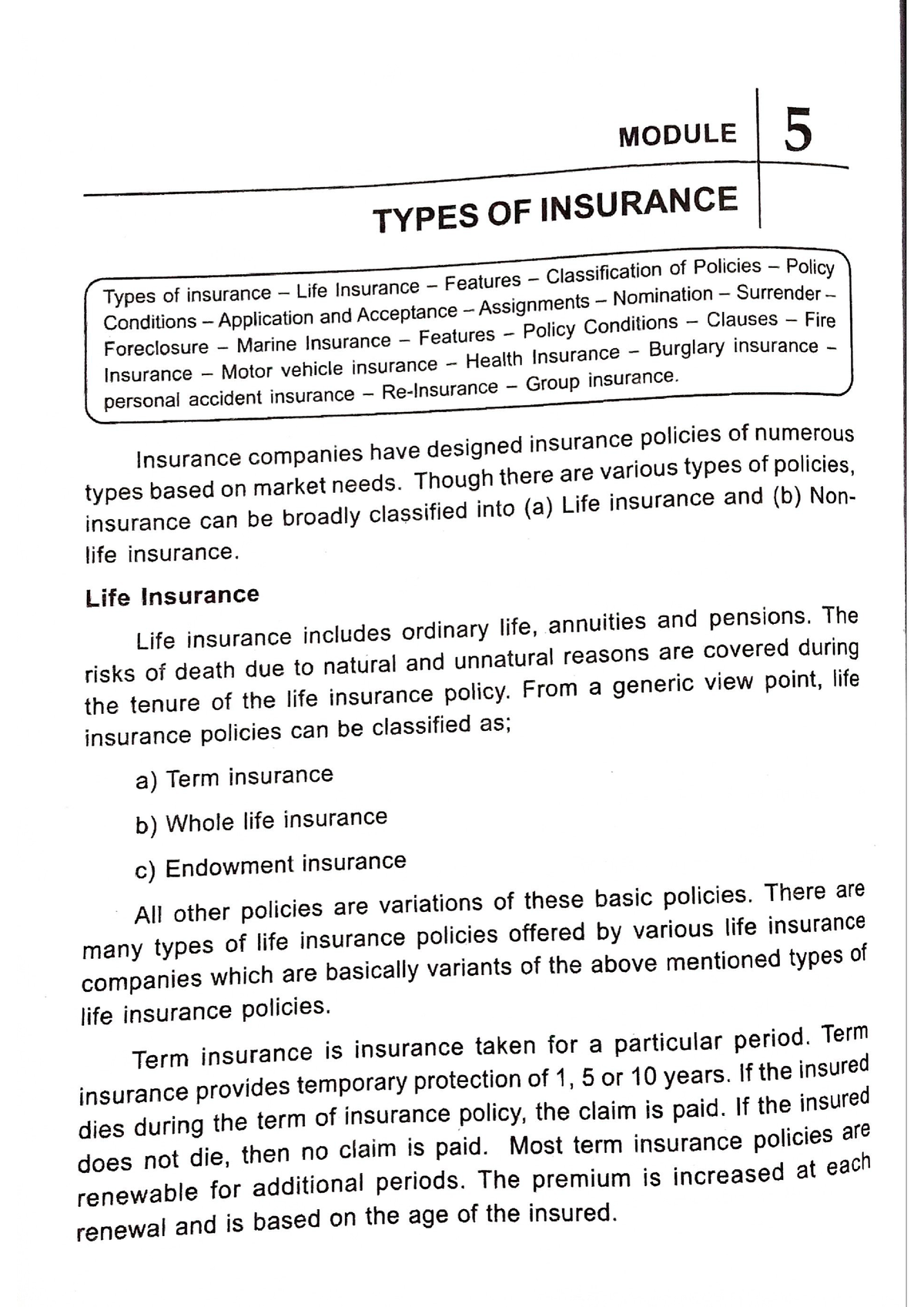 assignments of life insurance policies