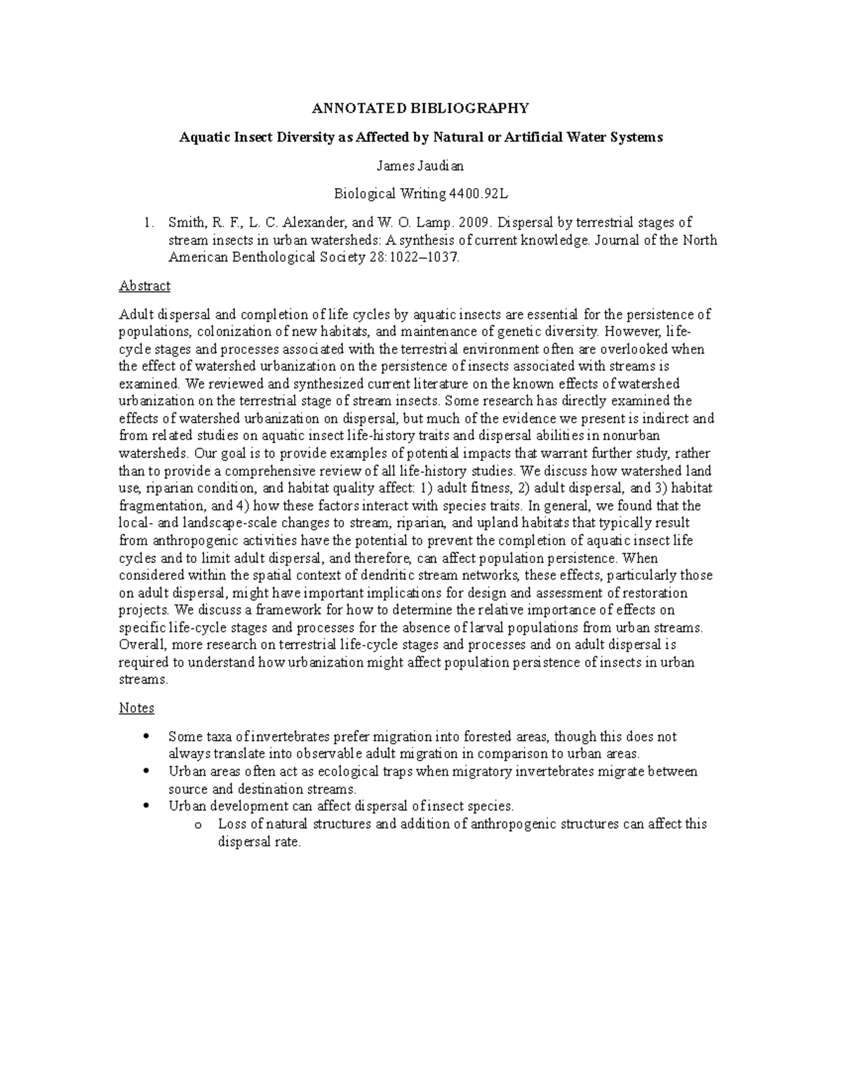 Annotated Bibliography for Articles of Microbiology and Viral ...