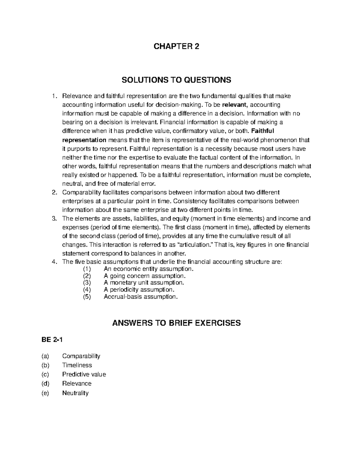 Chapter Two Intermediate Accounting - BUAD 303 - Studocu