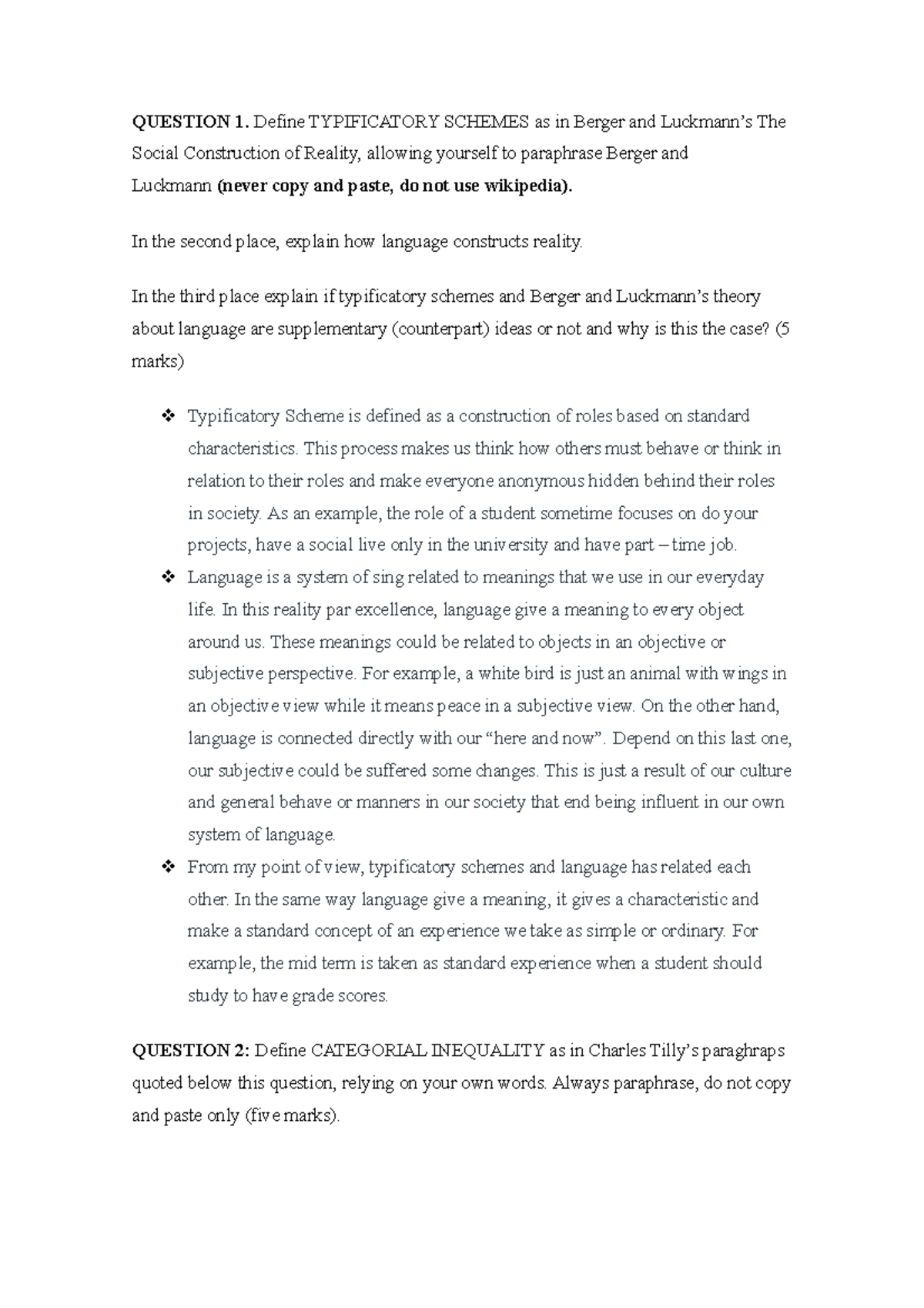 Reading Test 2 _introduccion a las ciencias sociales - QUESTION 1 ...