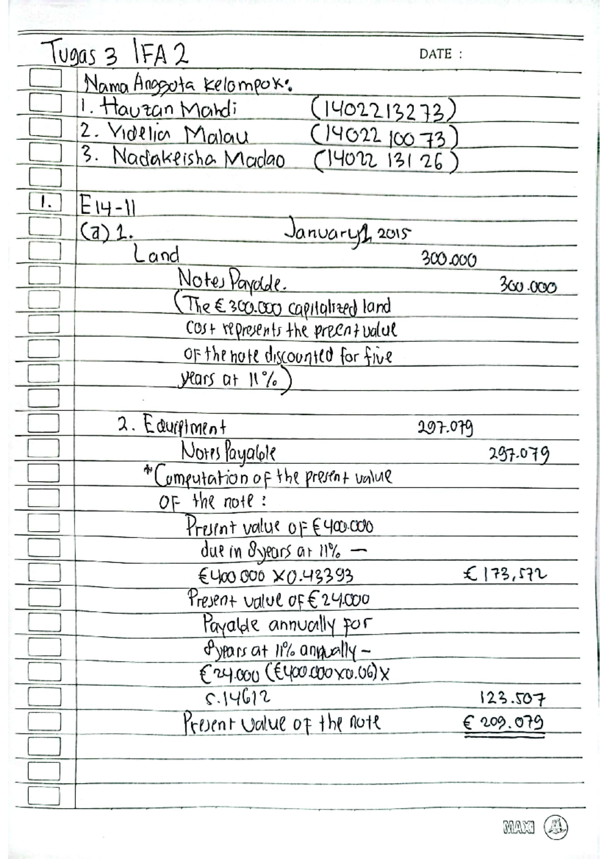 Answers Of E14-11; E14-12 - Intermediate Financial Accounting 2 - Studocu