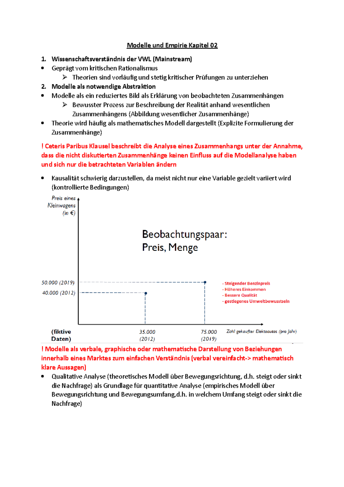 Modelle und Empirie Kapitel 02 - Wissenschaftsverständnis der VWL ...
