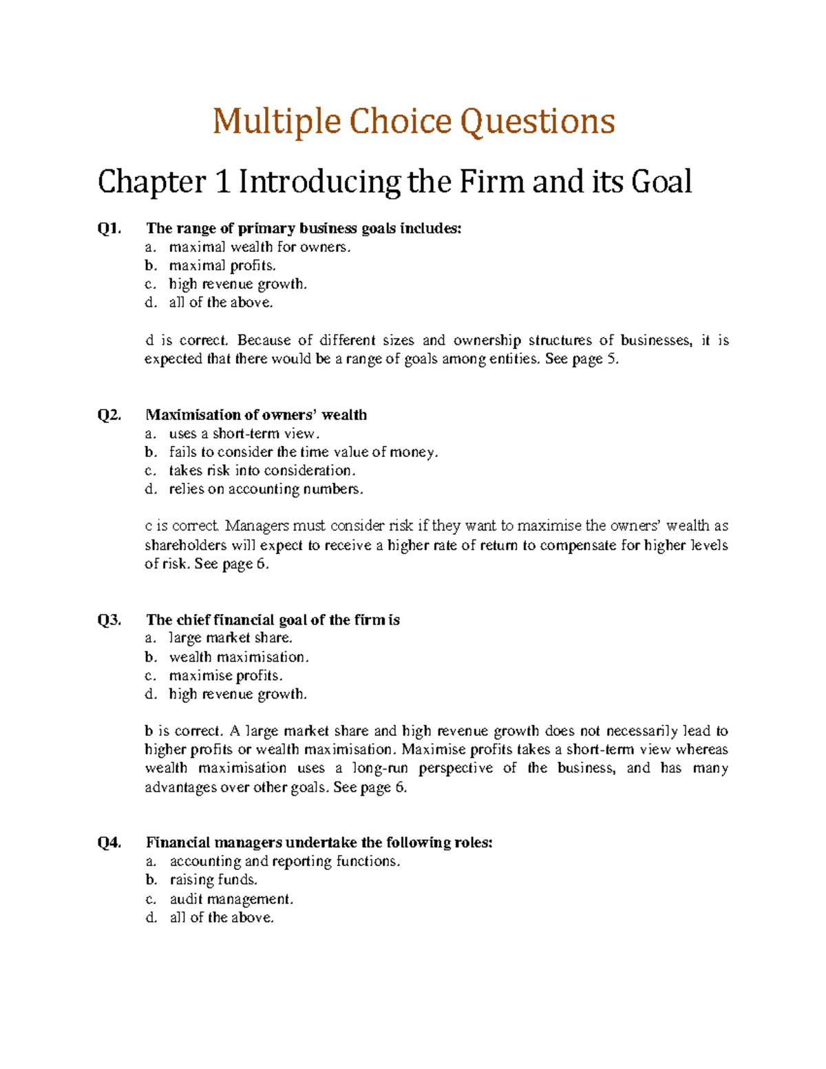 Practice Materials on Capital structure with answers - Stirling - Studocu