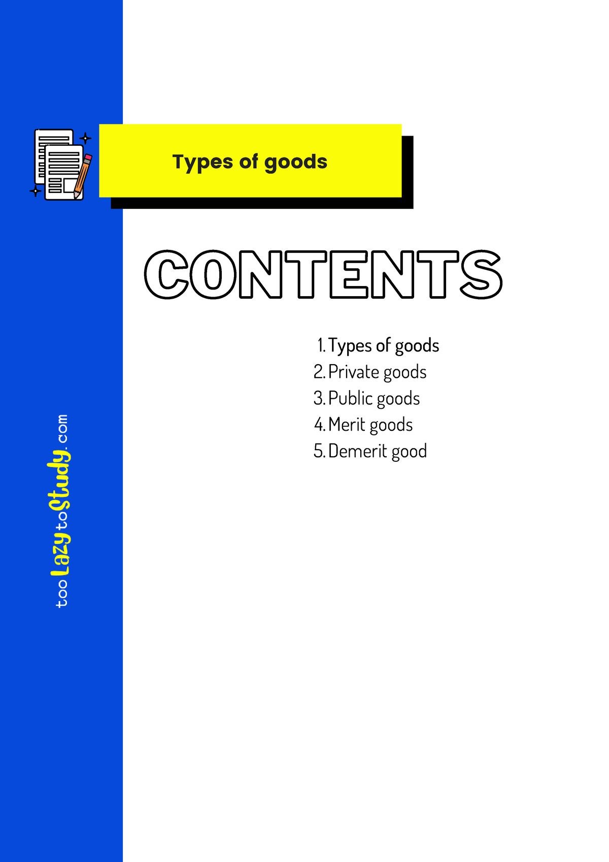 public goods case study pdf