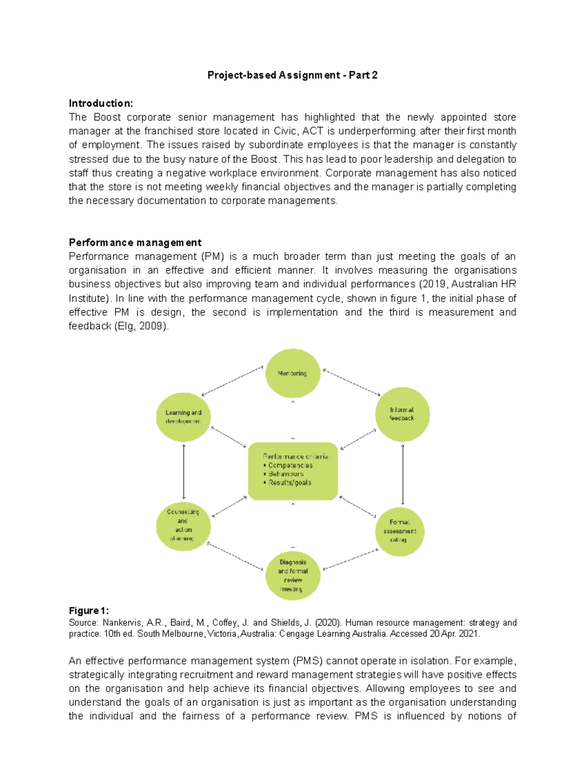 project based assignment topics