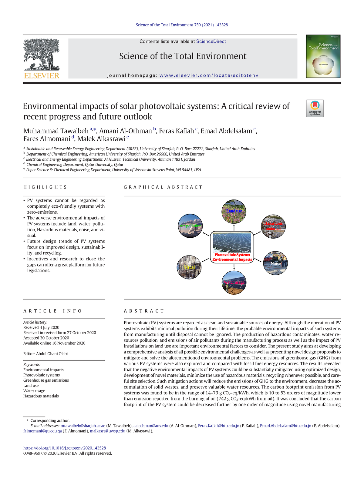 literature review of solar panel