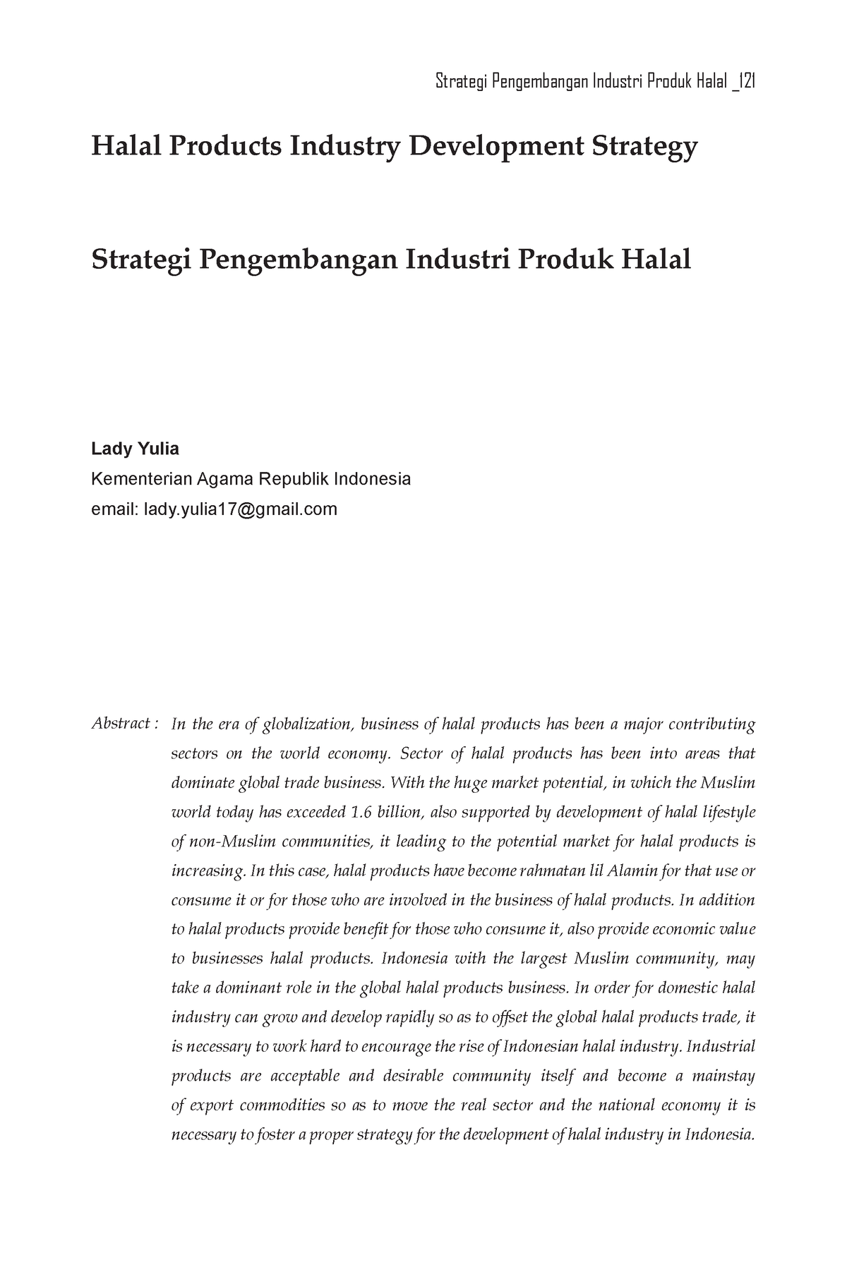 171-Article Text-527-1-10-202002 13 - Strategi Pengembangan Industri ...