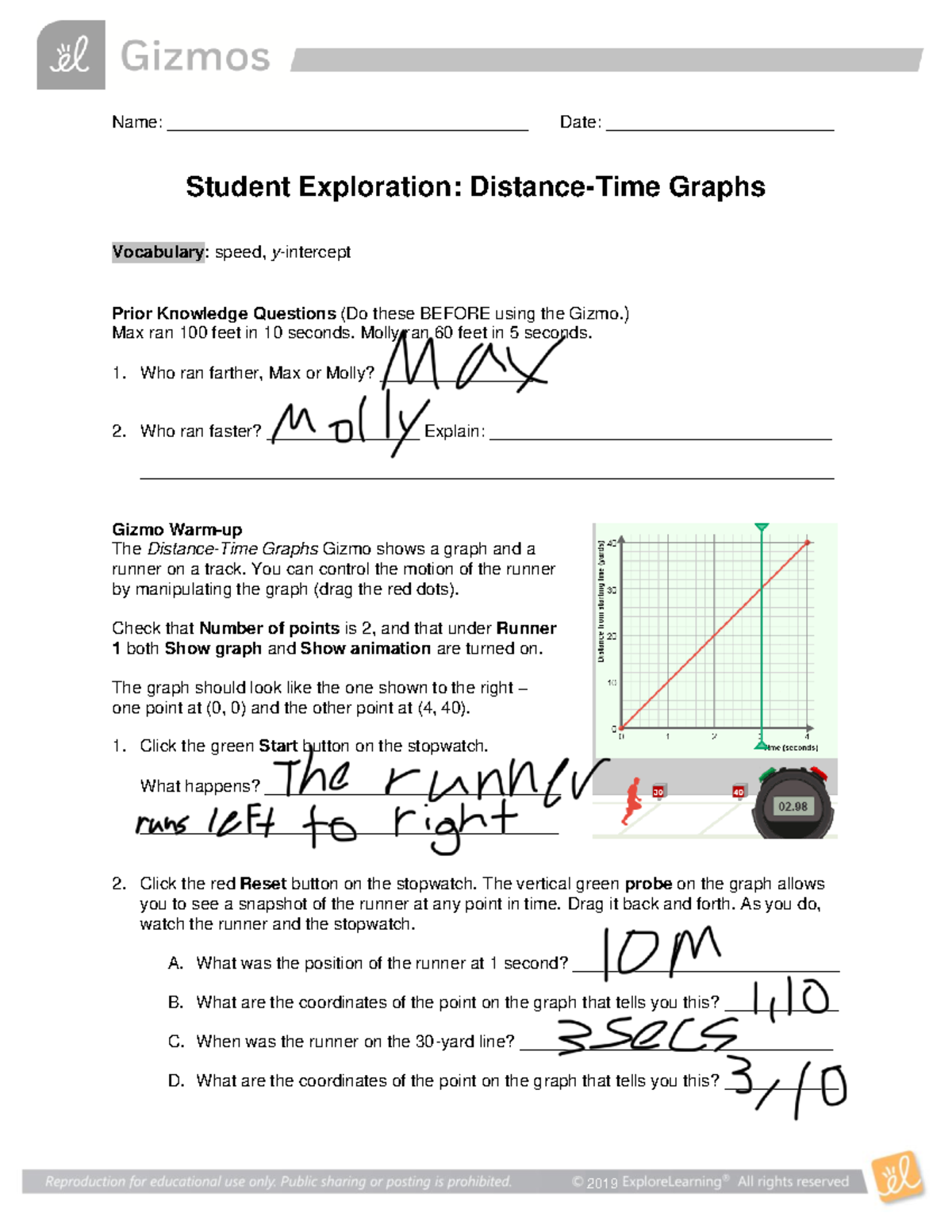 Distance Time SE - Anyone who’s needs the gizmo - Name
