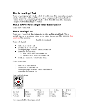 Sample doc file 100kb - This is Heading1 Text This is a regular ...