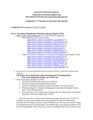 LAB 3 - Lab assignment - MGMT 4110 - LAB 3 Sunday, March 26, 2023 5:57 ...