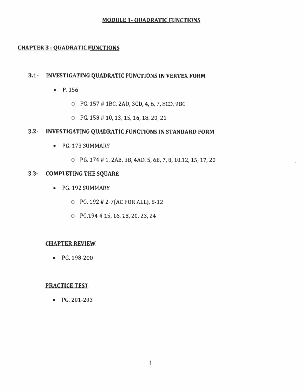 Ch. 3 Notes EN Solving quadratic equations is another important