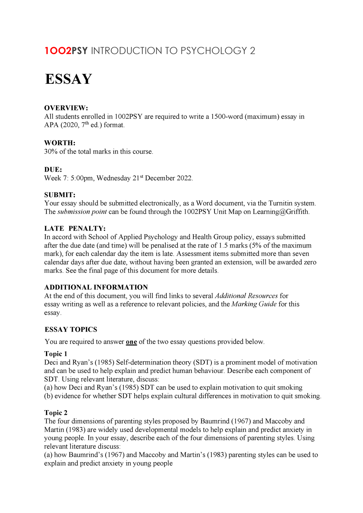 essay-instructions-1002psy-1oo2psy-introduction-to-psychology-2-essay