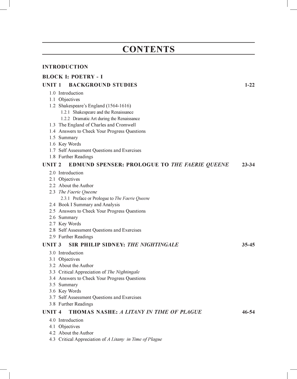 UG B.A. English Sem 1-4 - Lecture Notes 5 - CONTENTS INTRODUCTION BLOCK ...