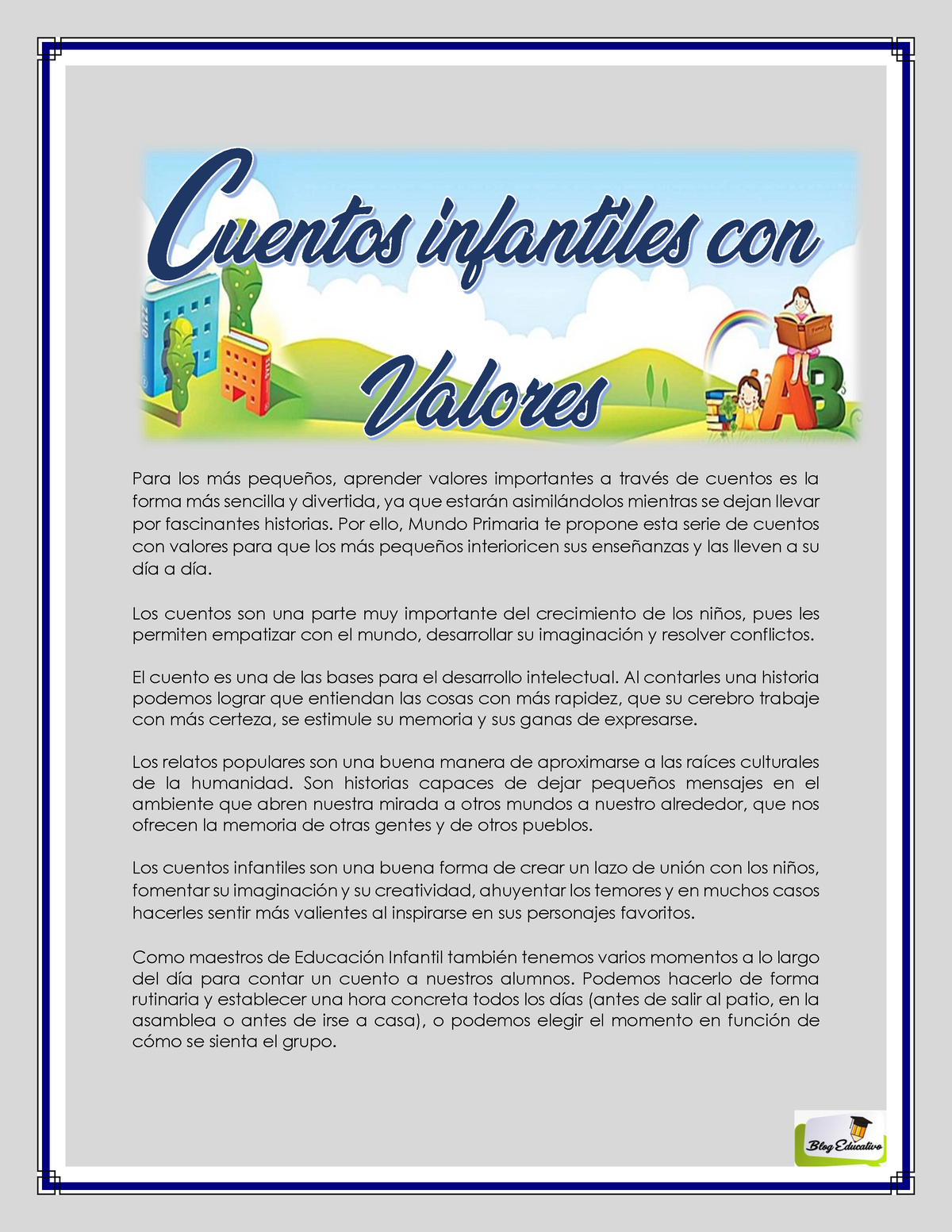 Cuentos Infantiles Con Valores Para Los Más Pequeños Aprender Valores Importantes A Través De 5258