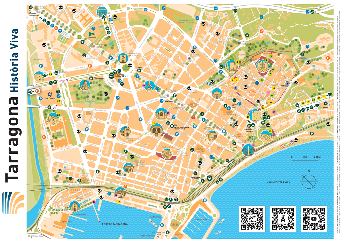 Mapa Tarragona 0 Kljkjkljk B B HOTEL TARRAGONA CENTRO URBIS 