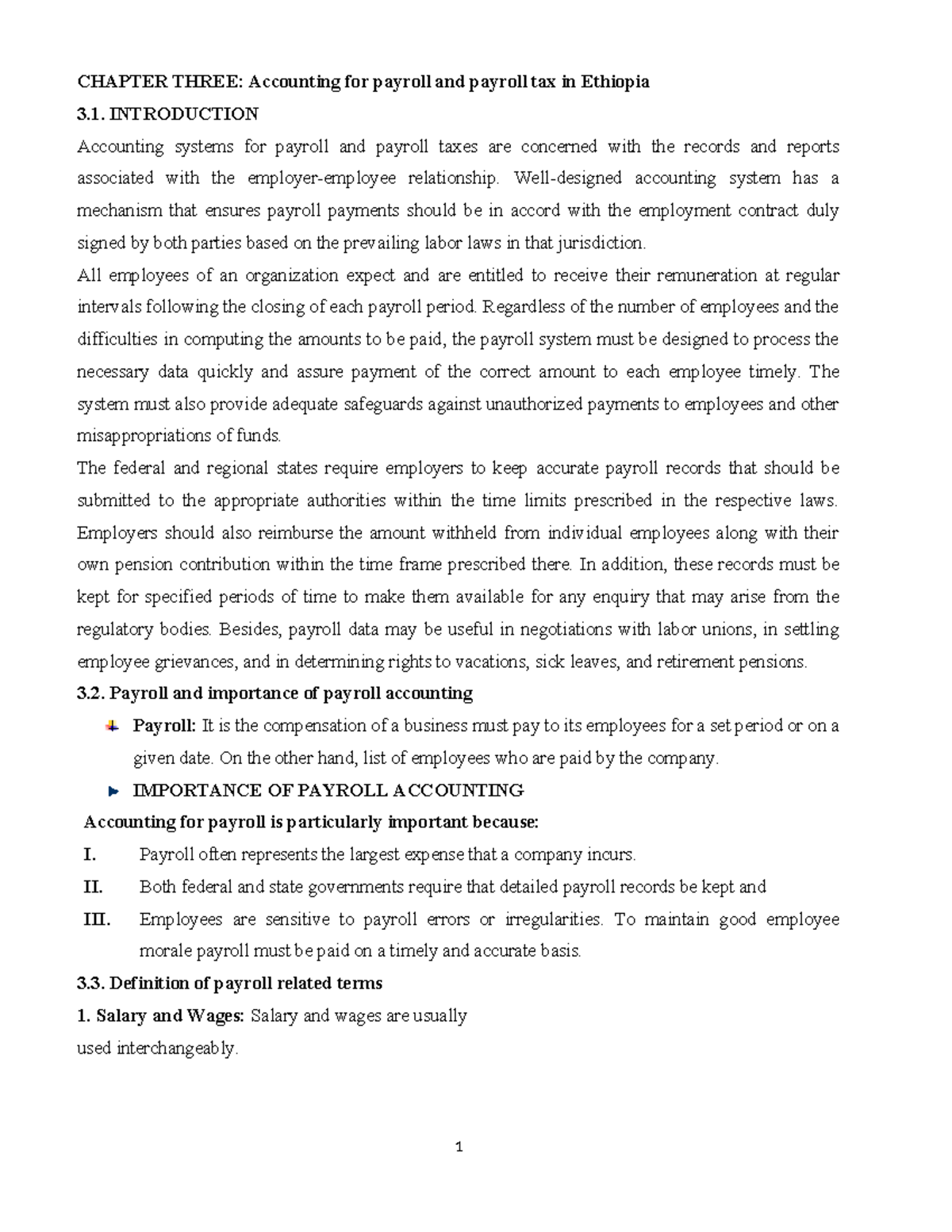 2014 payroll - Psk - CHAPTER THREE: Accounting for payroll and payroll ...