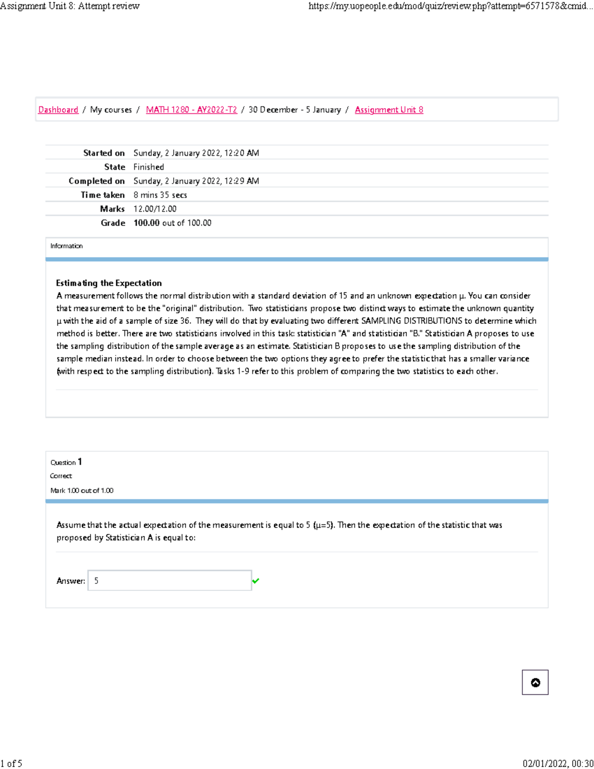 grade 8 assignment term 2 2022