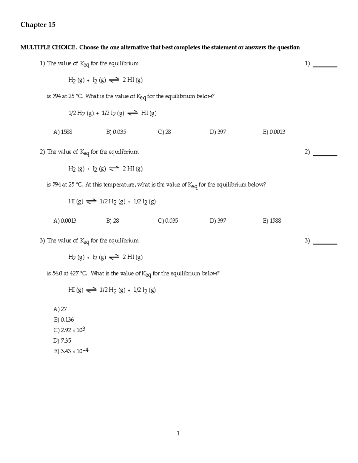 Chapter 15Practice Questions paper 2020 - Chapter 15 MULTIPLE CHOICE ...
