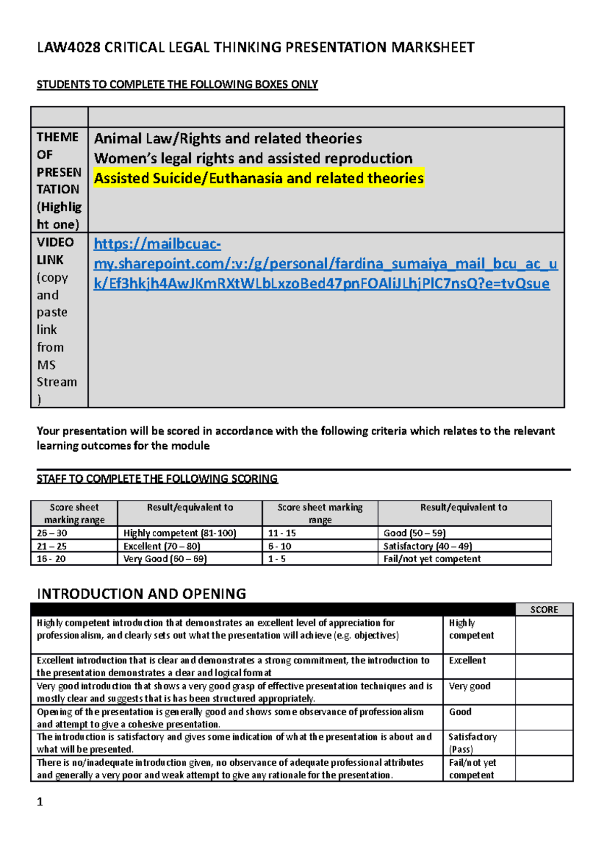 Studoc 3 - nkkkkkkkkkkkkkkkkkkkkkkkkkkk - LAW4028 CRITICAL LEGAL ...