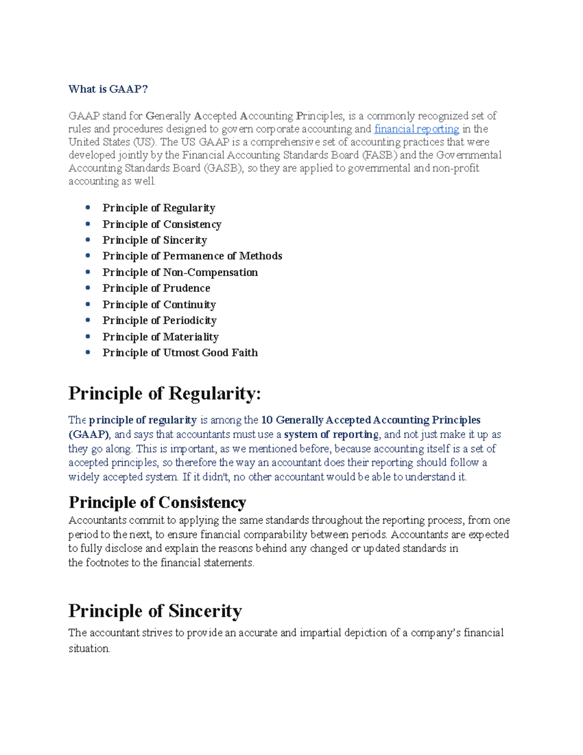 What is GAAP Yfig77ggiig What is GAAP? GAAP stand for Generally