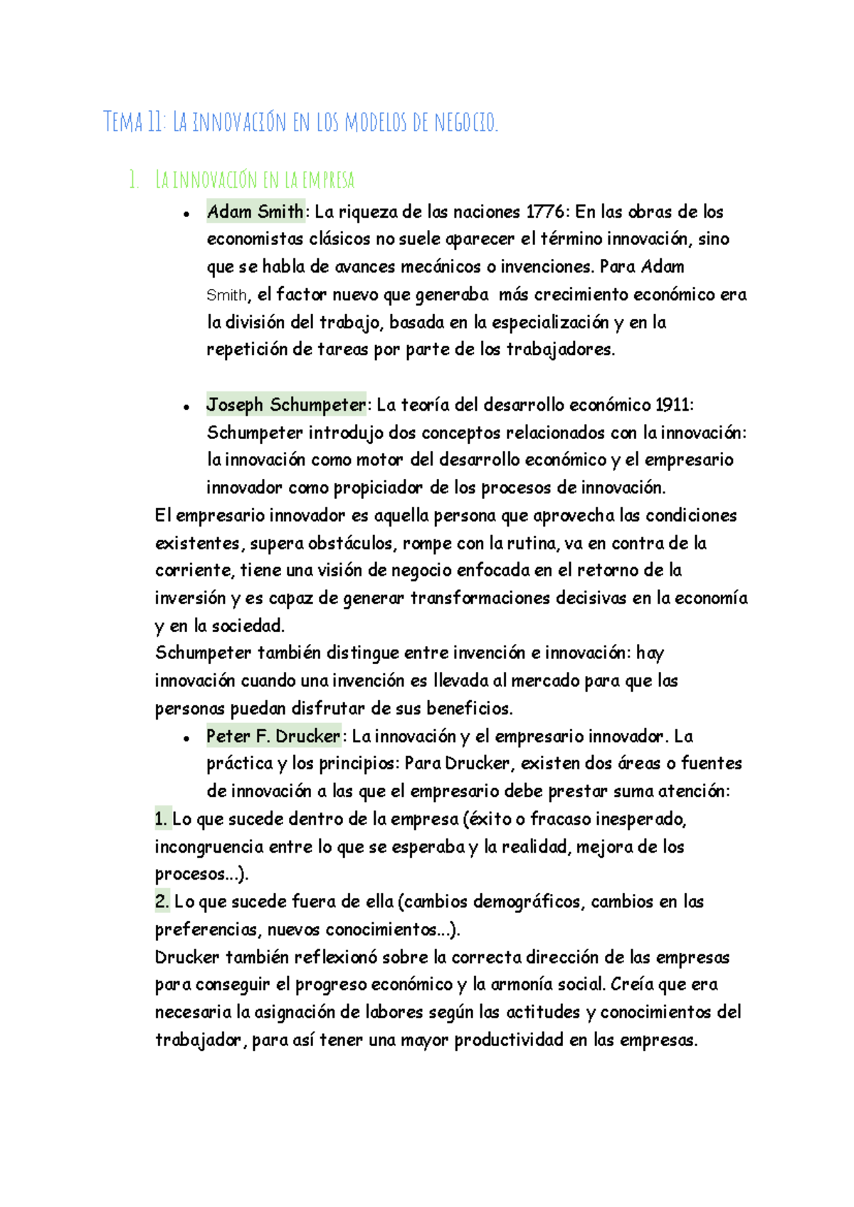 Tema 11 La innovación en los modelos de negocio - 1. La innovación en ...