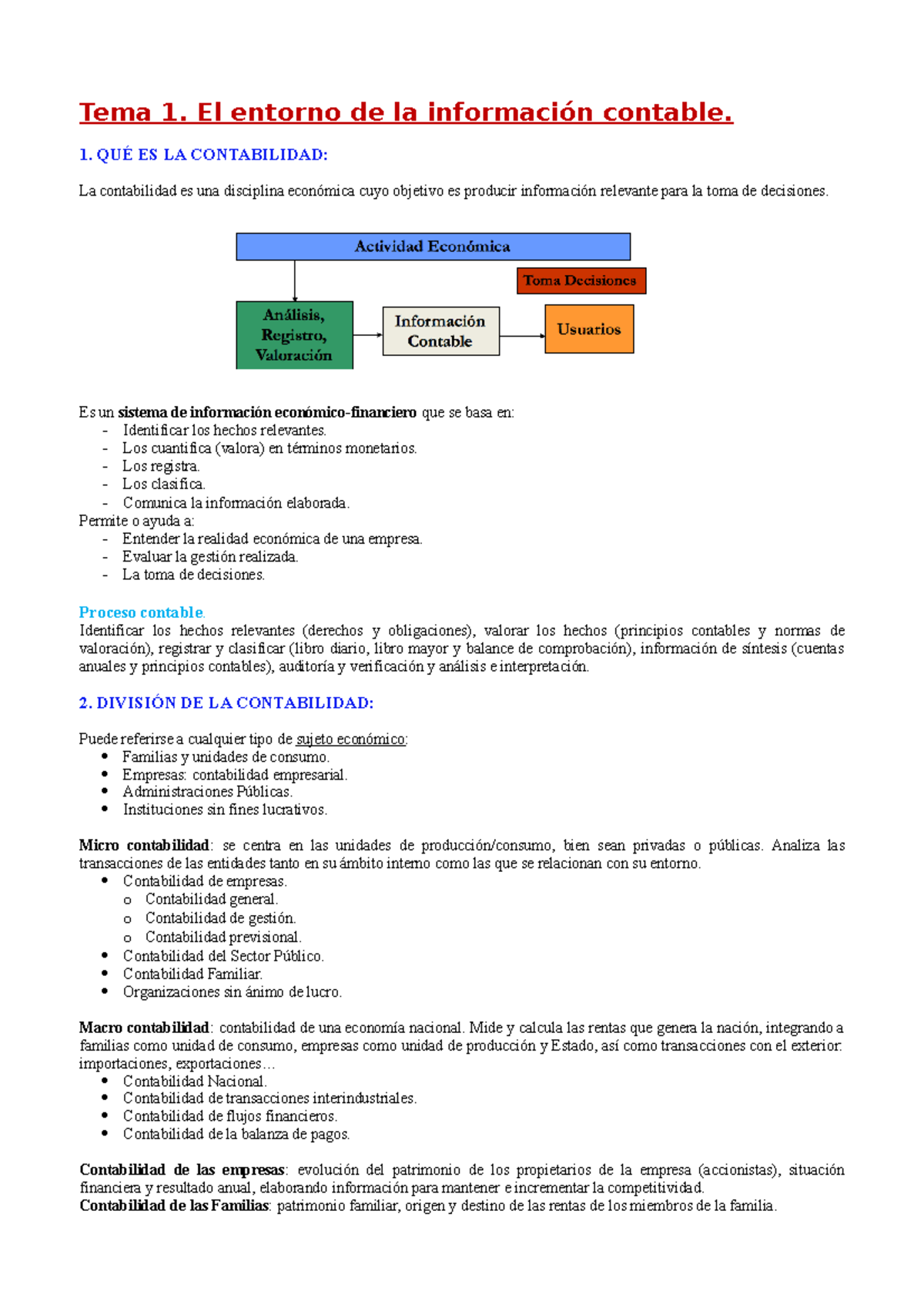 Tema 1. El entorno de la información contable. - Tema 1. El entorno de ...