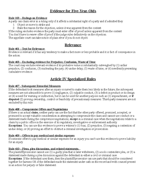 Character Evidence Flow Chart - LAW 5605 - Studocu