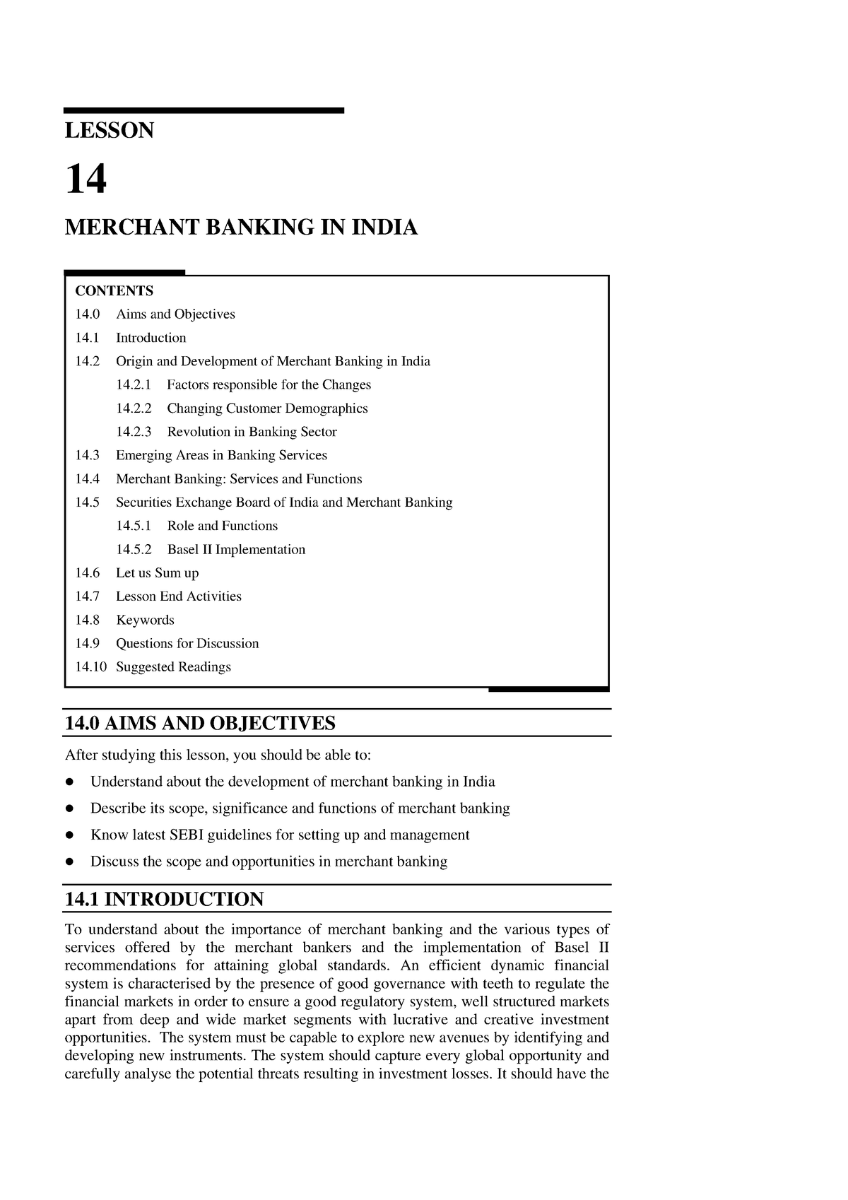 literature review on merchant banking in india