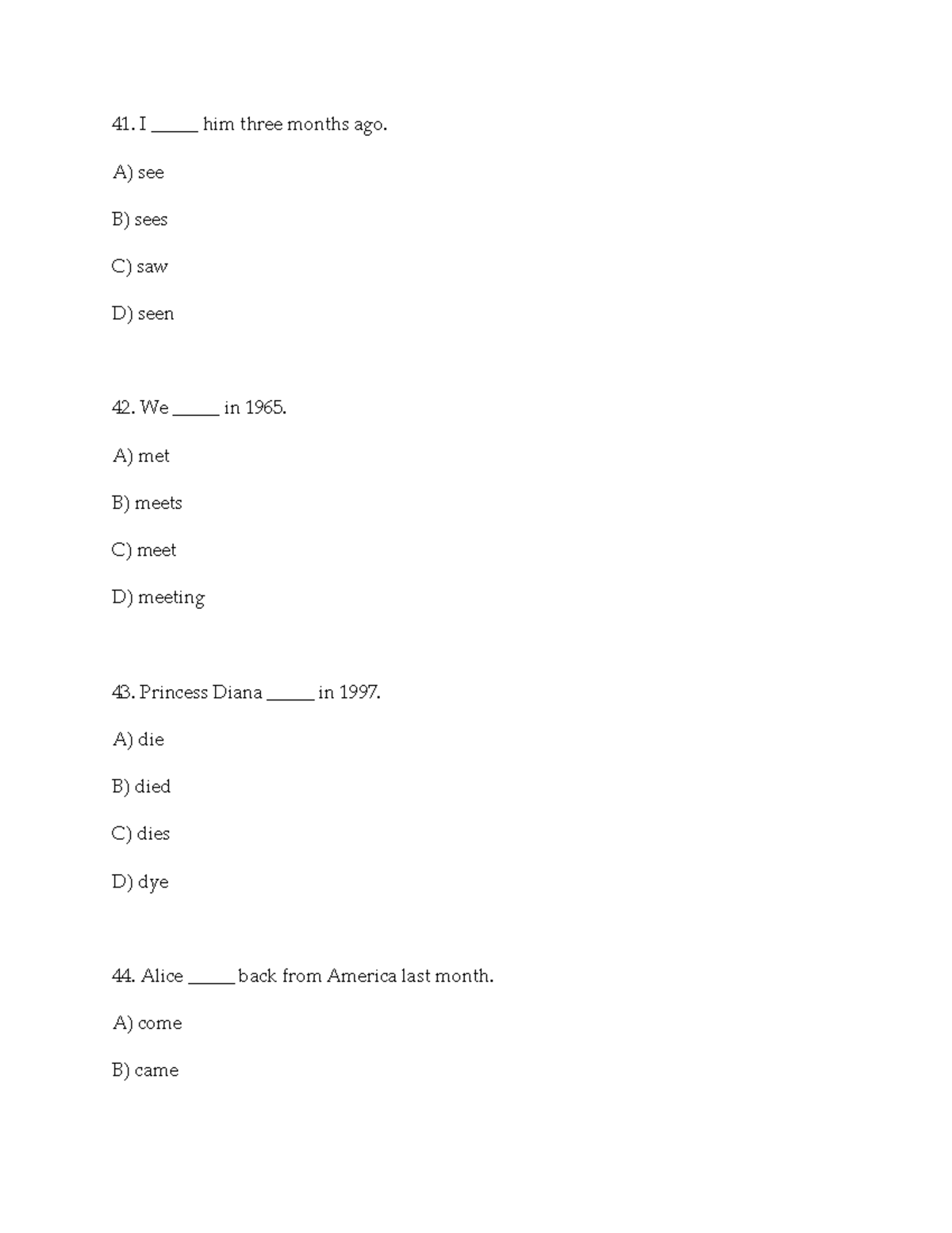 GT 8 - Grammar Basic Advance- Grammar Test EPT Reviewer 8 - I _____ him ...