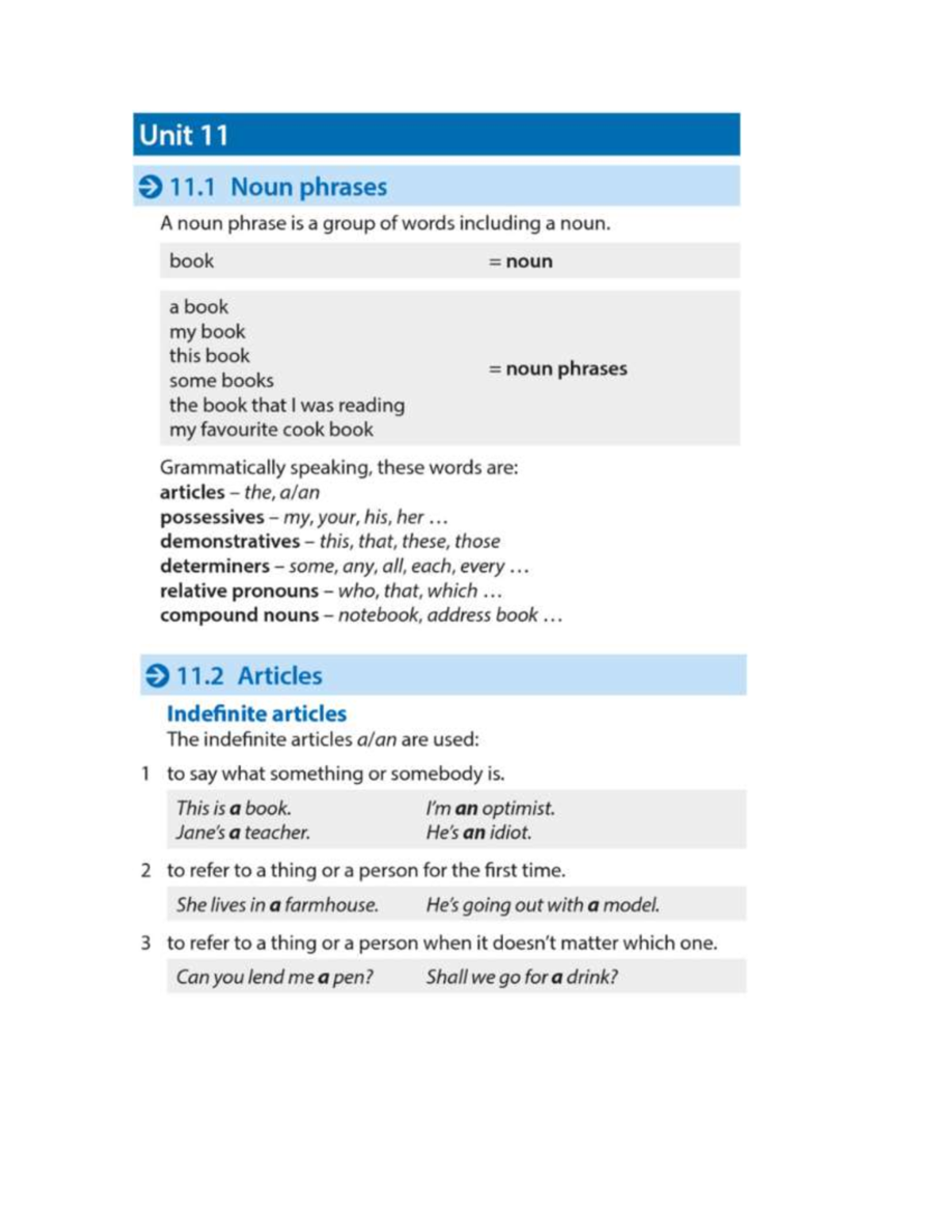 Noun phrases - Activities - ingles - Studocu