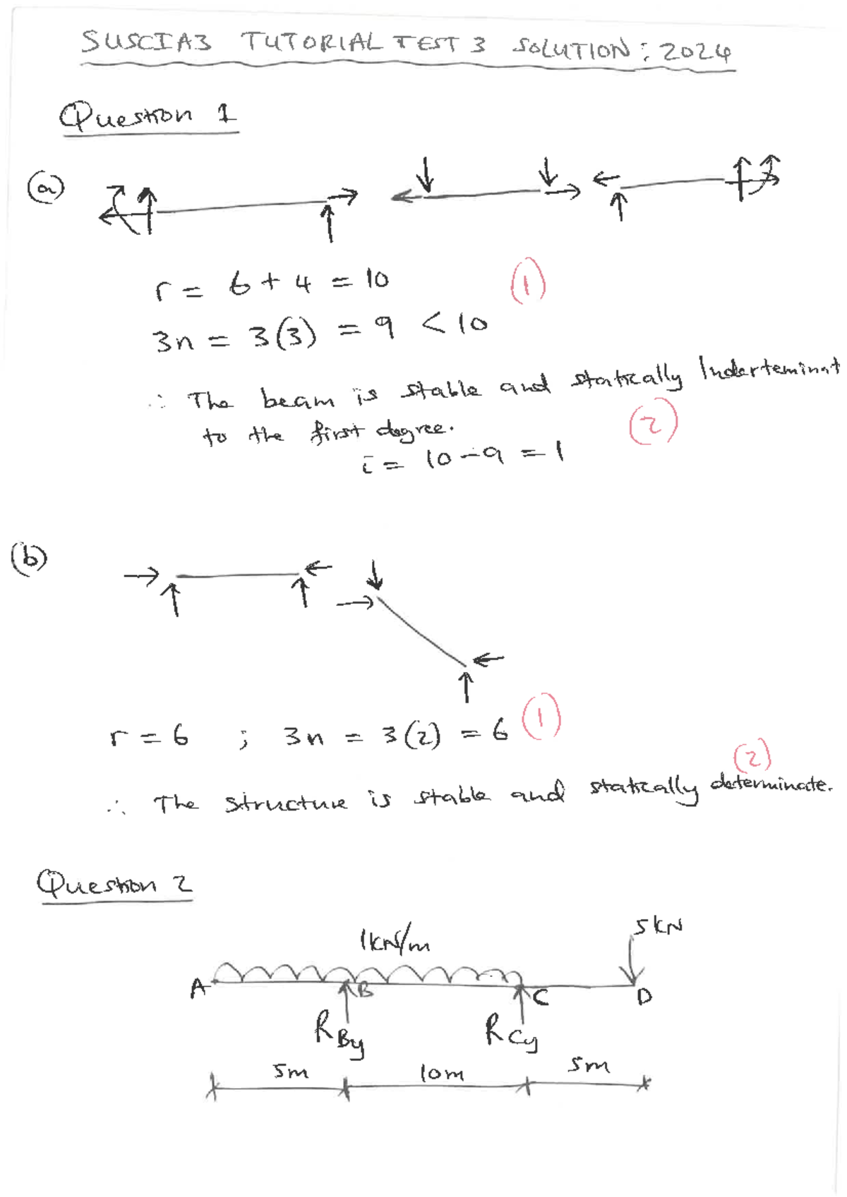 Suscia 3 Tutorial Test 3 Memo 2024 - SUS3A11 - Studocu