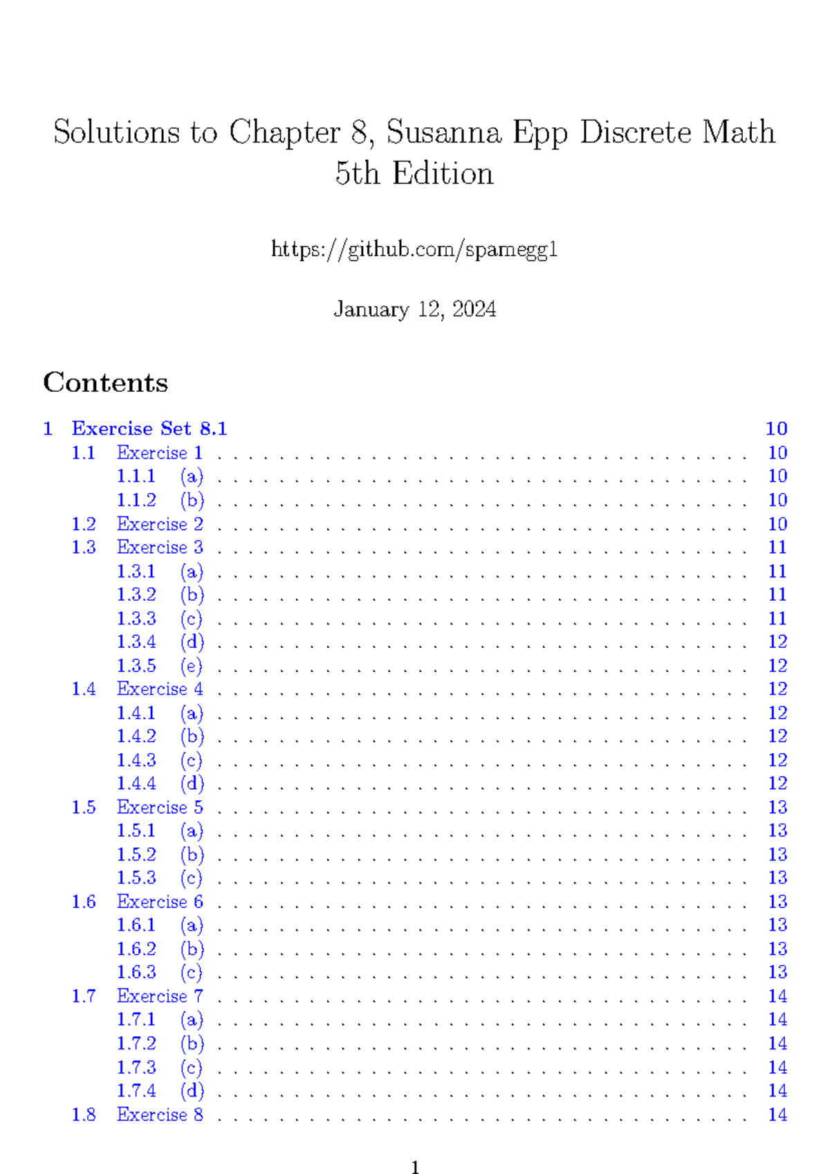 Chapter 8 Solution - Solutions To Chapter 8, Susanna Epp Discrete Math ...