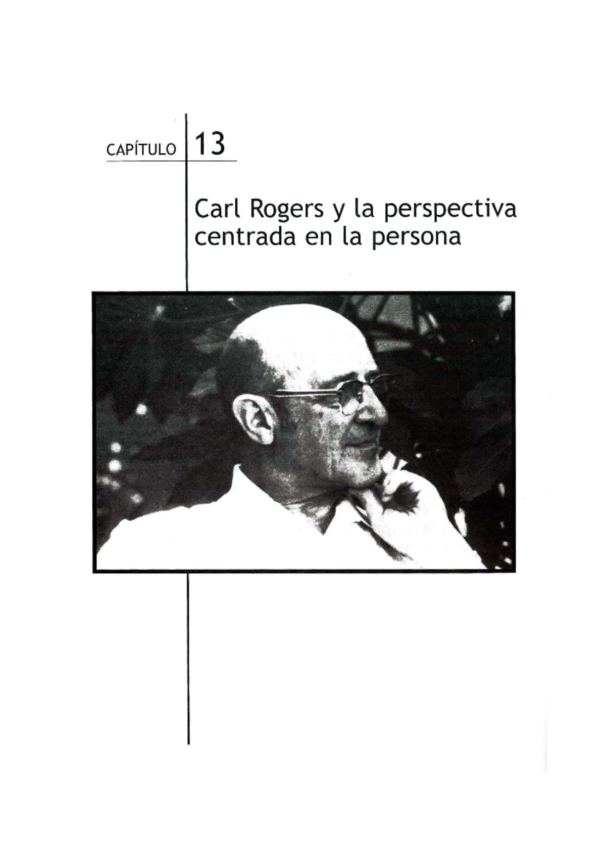 CARL R Rogers & LA Perspectiva Centrada EN LA Persona - CAPíTULO 13 ...