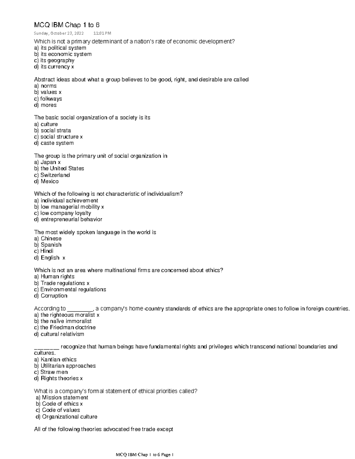 MCQ IBM Chap 1 to 6 - Mcq in slides of IBM course - Midterm exam ...