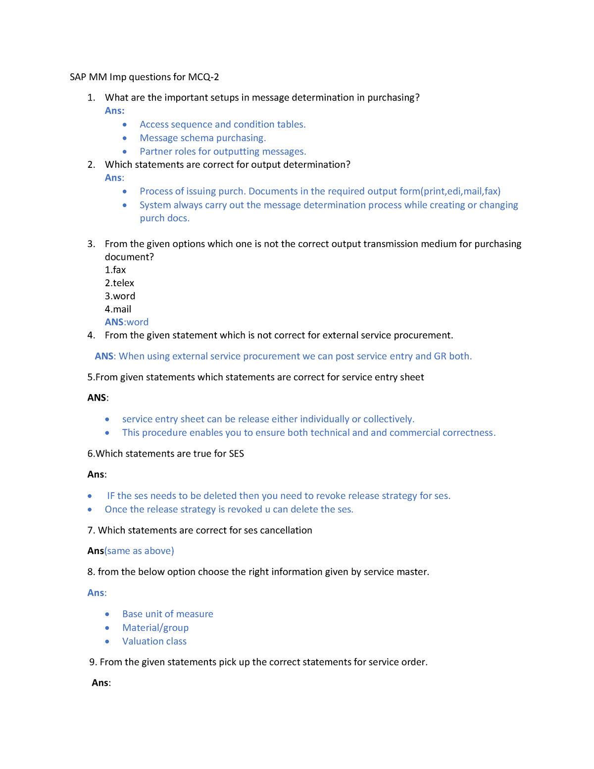 5 6116031732991919315 - SAP MM Imp Questions For MCQ- What Are The ...