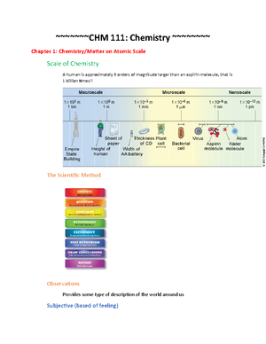 CHM 111 notes 2 - *********CHM 111: Chapter 5 Ionic and Covalent ...