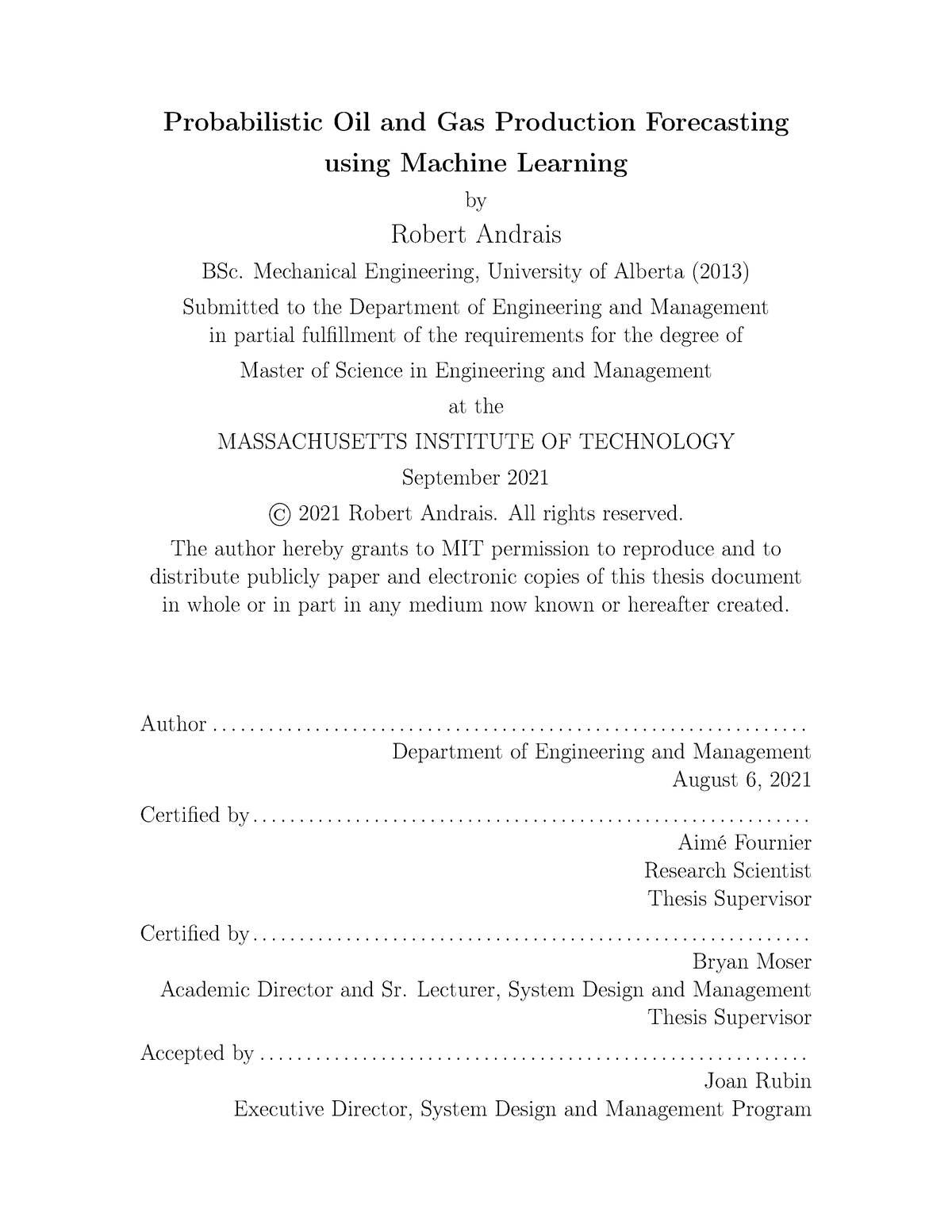 phd thesis oil and gas