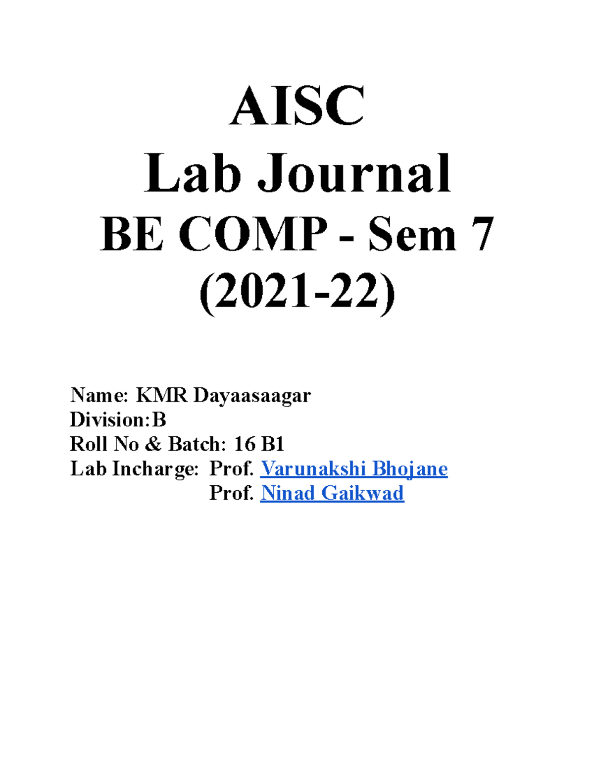 Artificial intelligence and soft computing lab manual Pillai college of