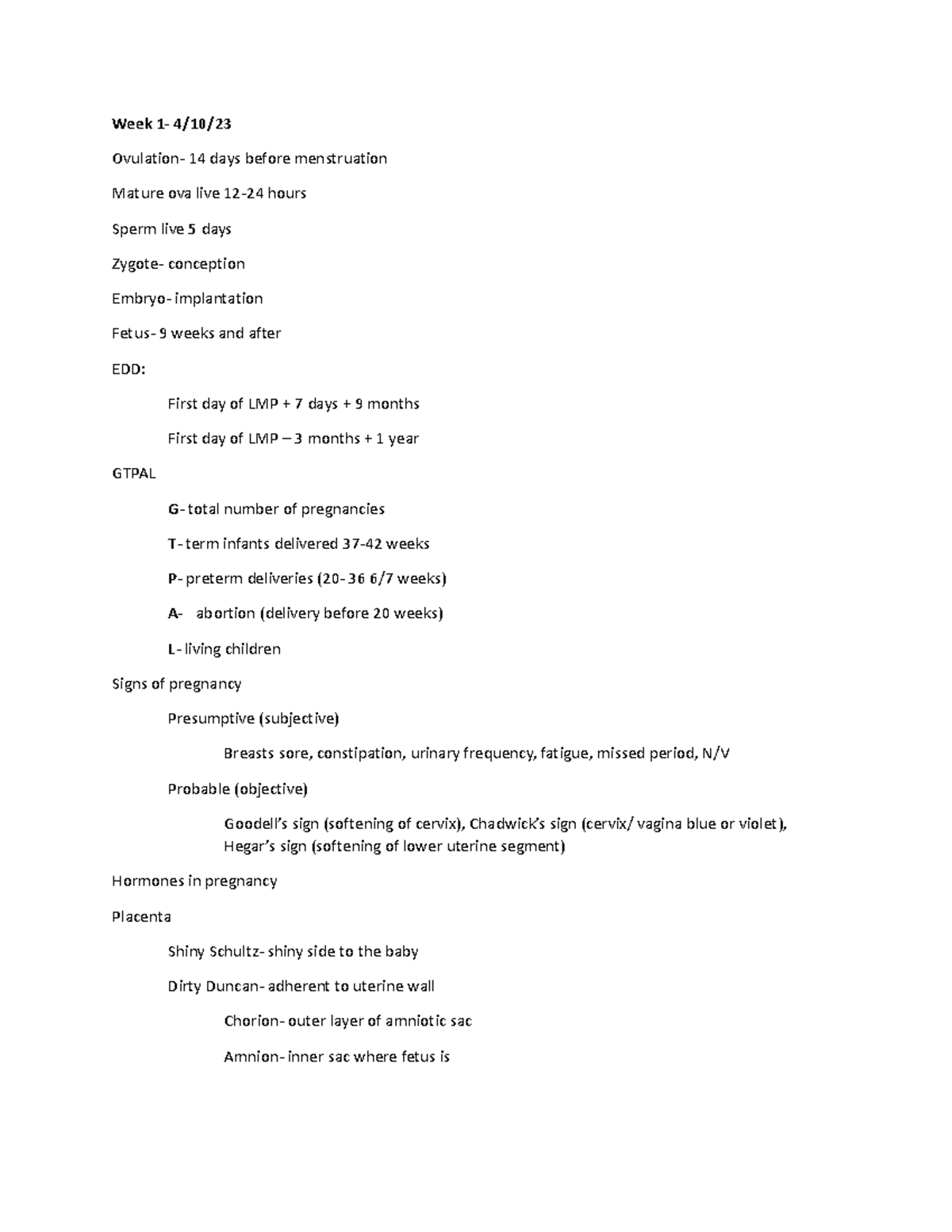 maternal-chld-brng-week-1-4-10-ovulation-14-days-before