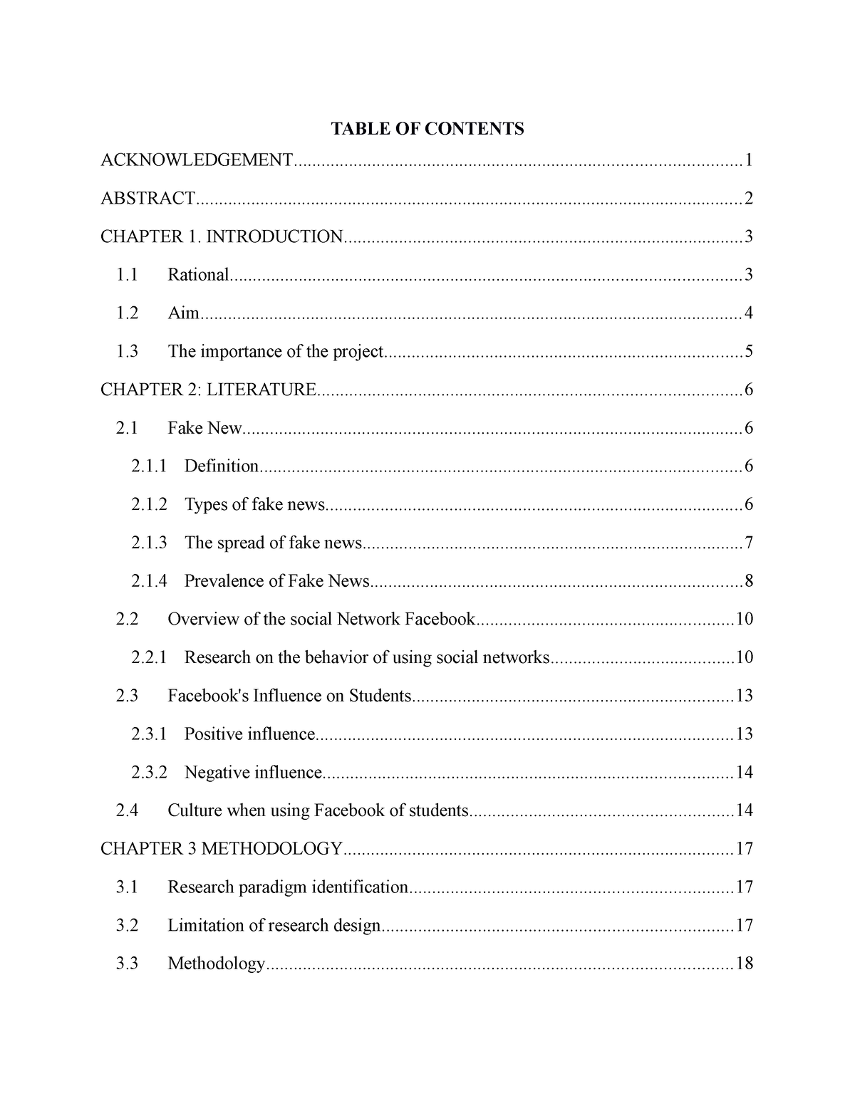 Final-1 - okokokokok - TABLE OF CONTENTS - Studocu