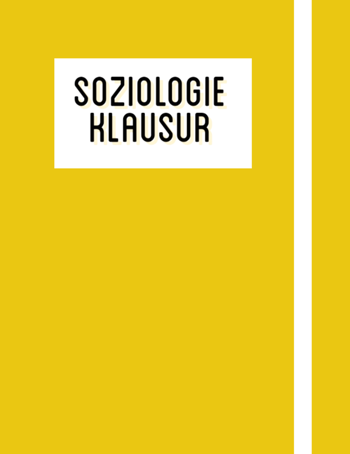Zusammenfassung Soziologie Was ist Soziologie? Soziologische Erklärungen Verhalten & Handeln